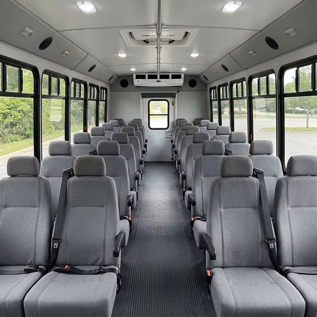 oviedo 30 passenger minibus seating