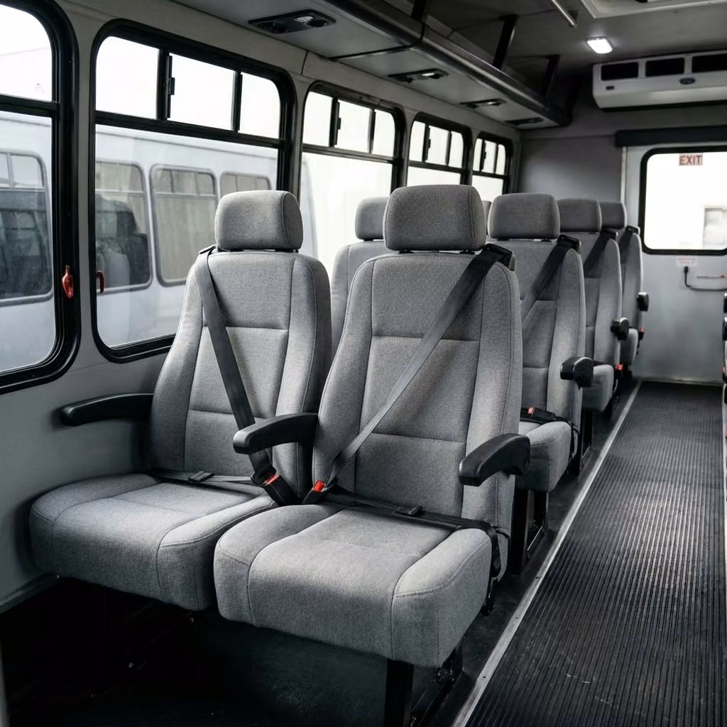 oviedo 35 passenger minibus reclining seats