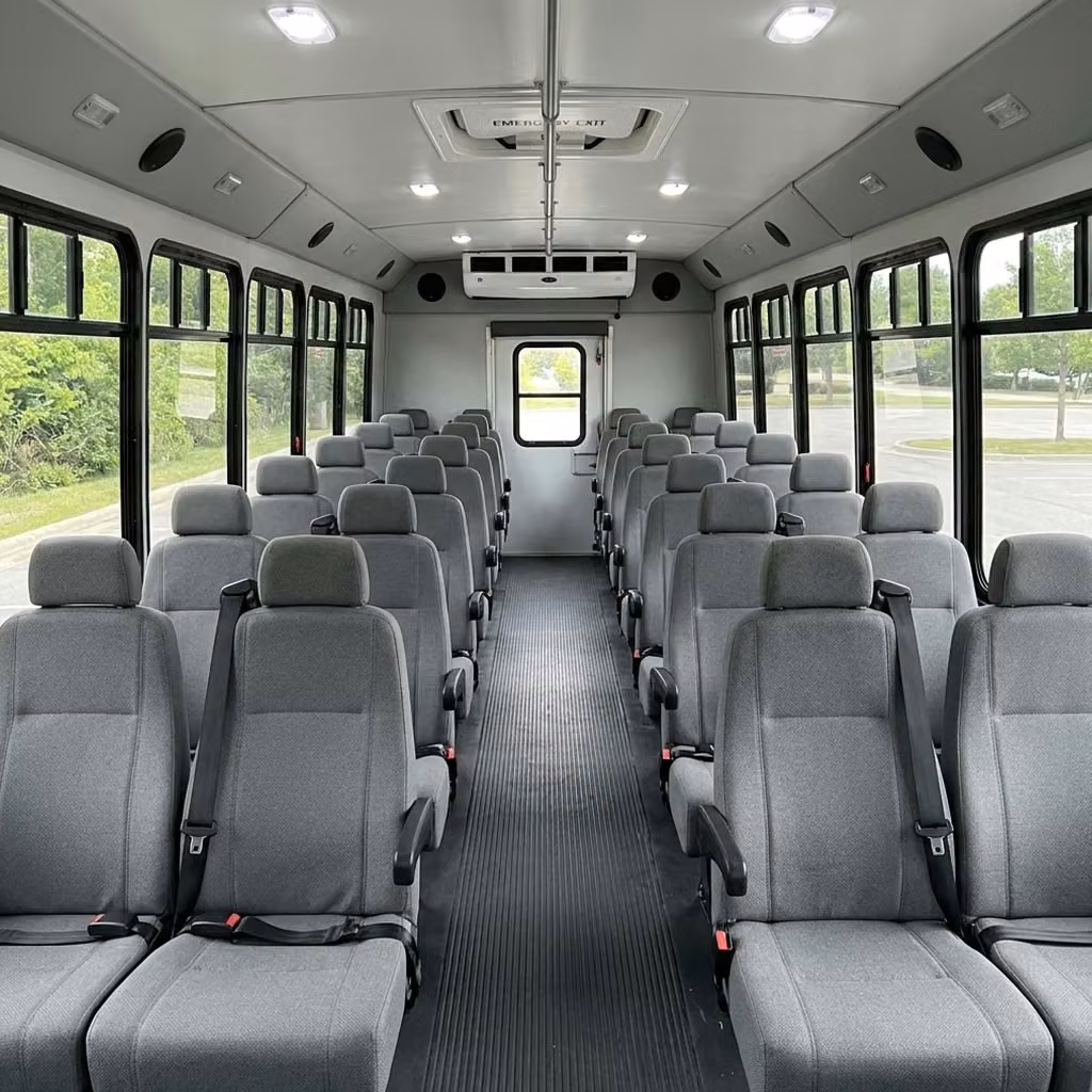 oviedo 35 passenger minibus seating