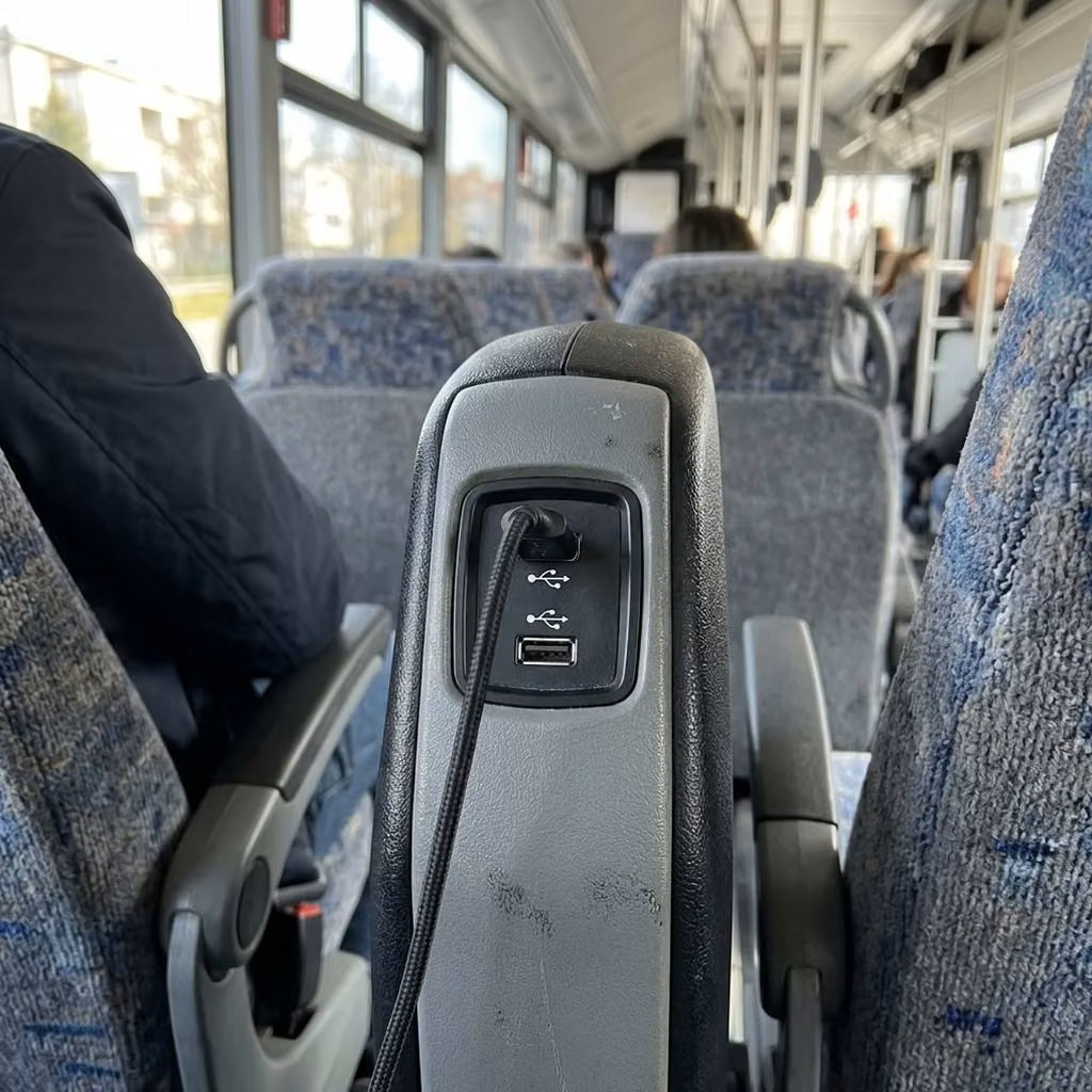 oviedo 35 passenger minibus usb charging