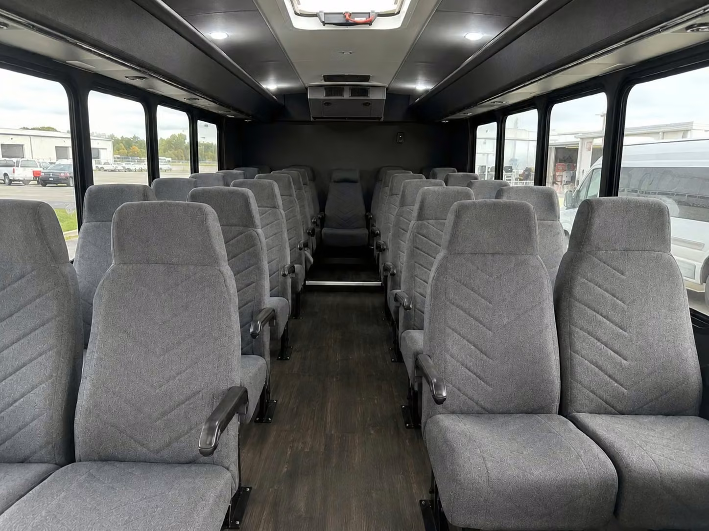 15 passenger minibus interior