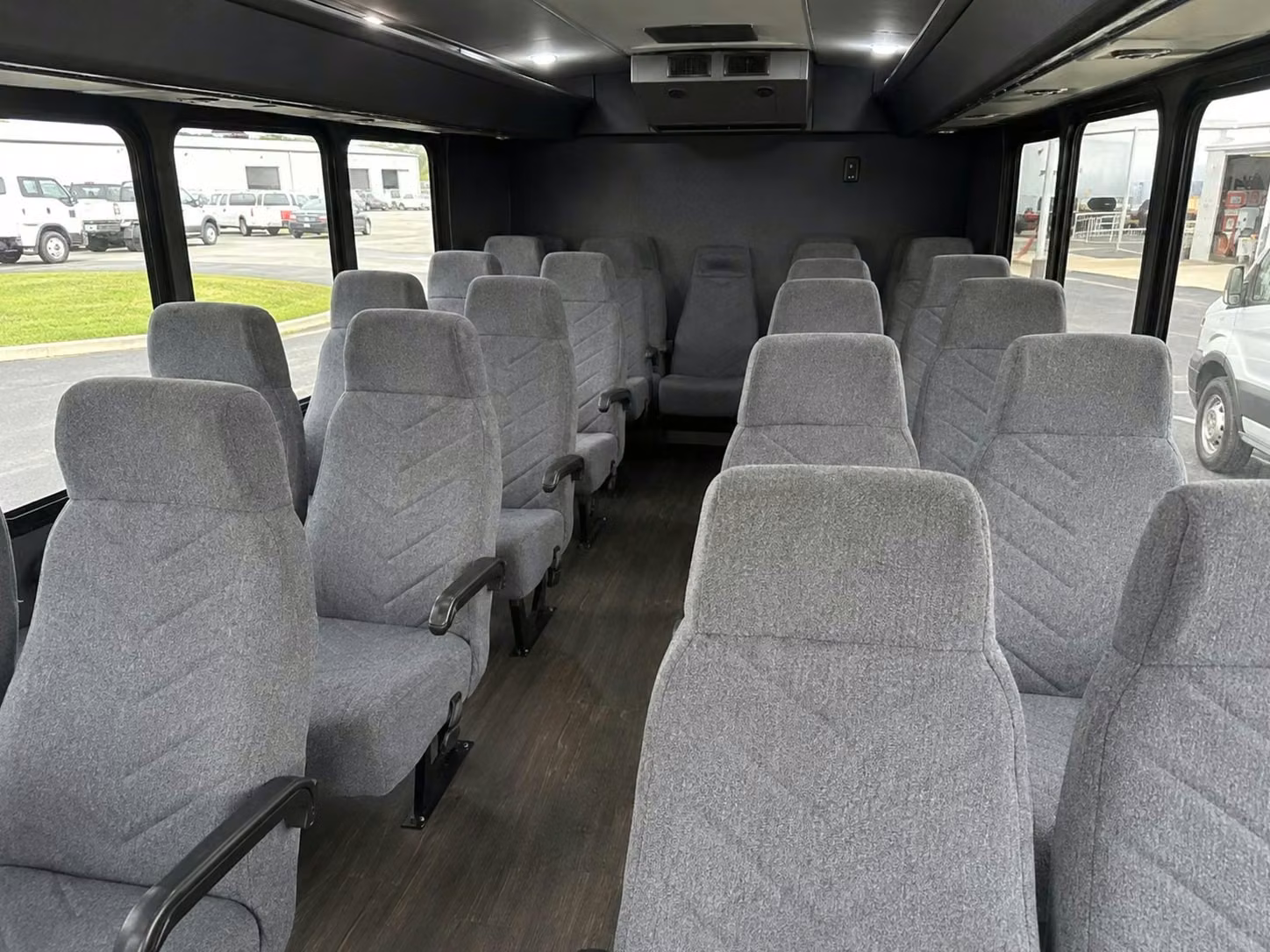 18 passenger minibus interior