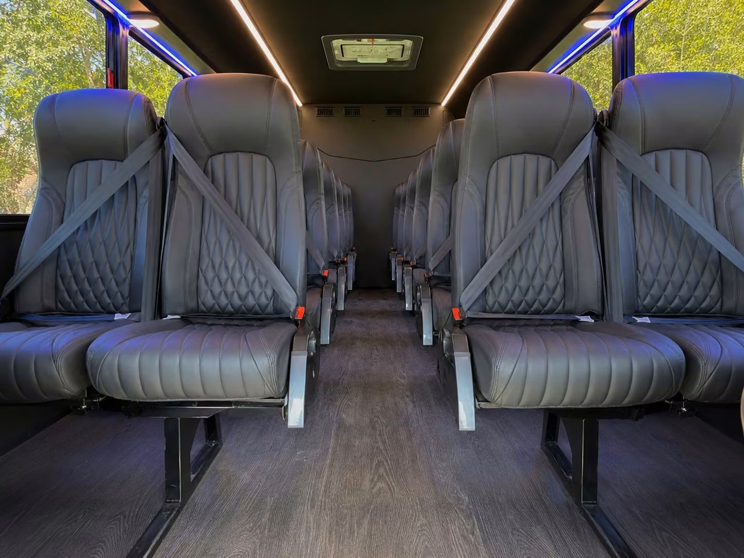 20 passenger minibus interior