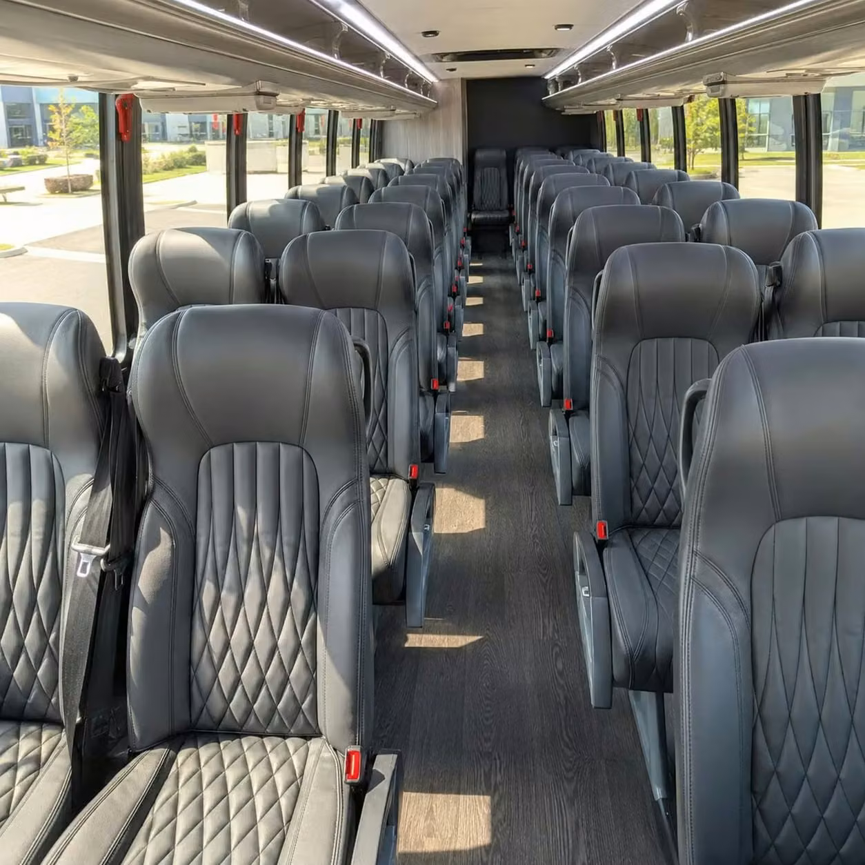 35 passenger minibus interior